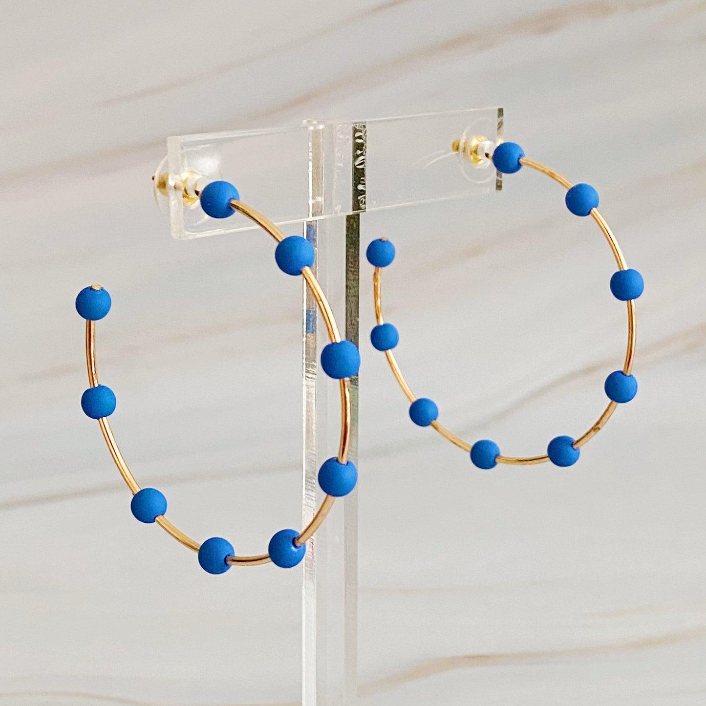Games On Cloud Nine Hoop Earrings - Aaria Tees