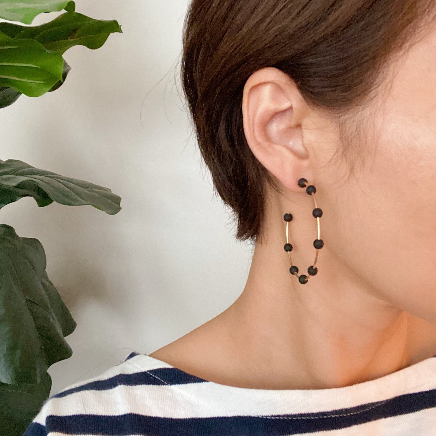 Games On Cloud Nine Hoop Earrings - Aaria Tees