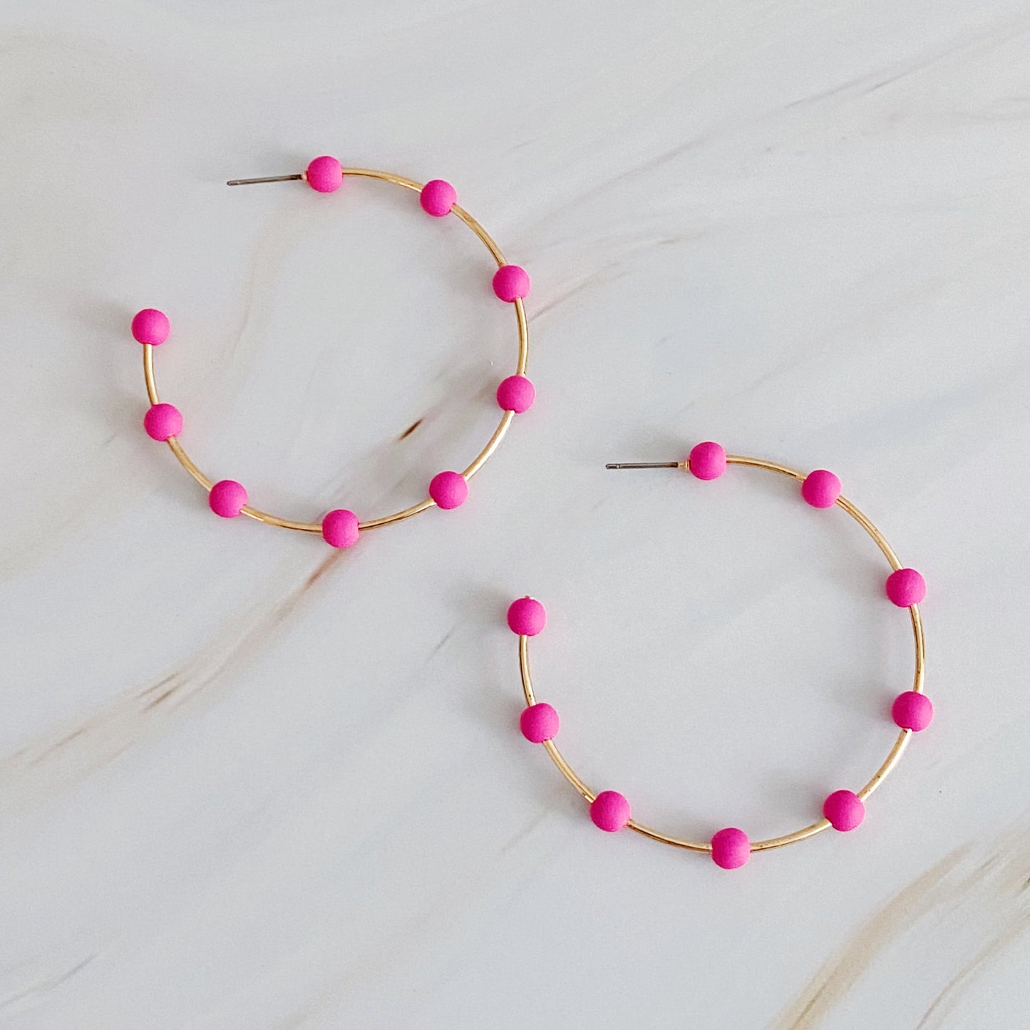 Games On Cloud Nine Hoop Earrings - Aaria Tees