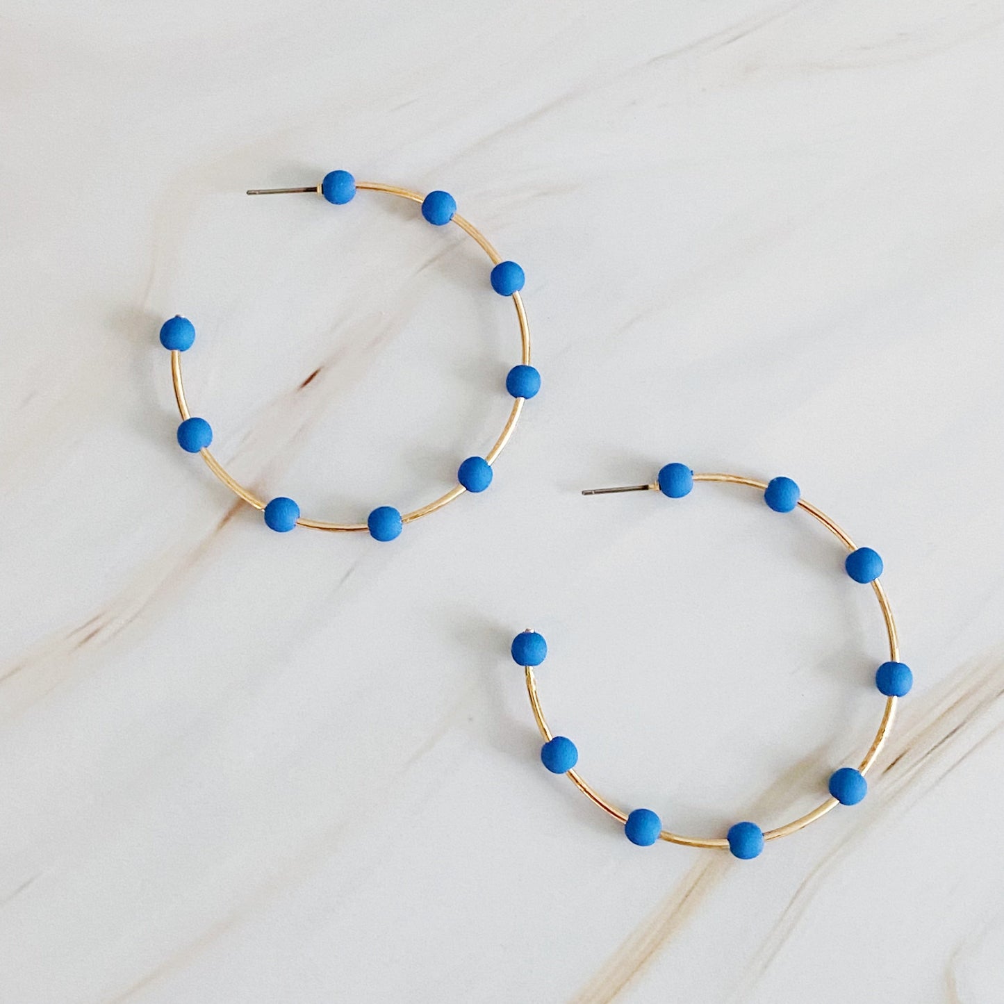 Games On Cloud Nine Hoop Earrings - Aaria Tees
