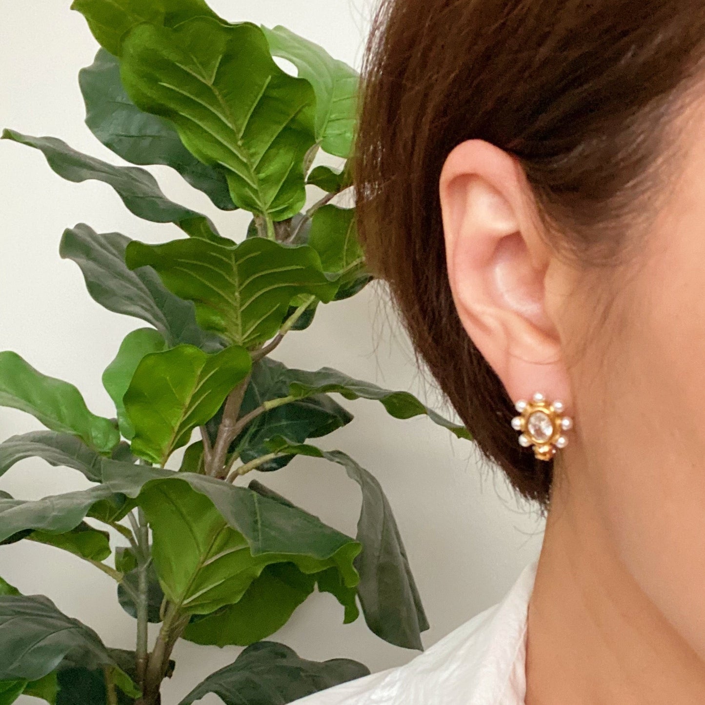 Glam On The Yacht Stud Earrings - Aaria Tees