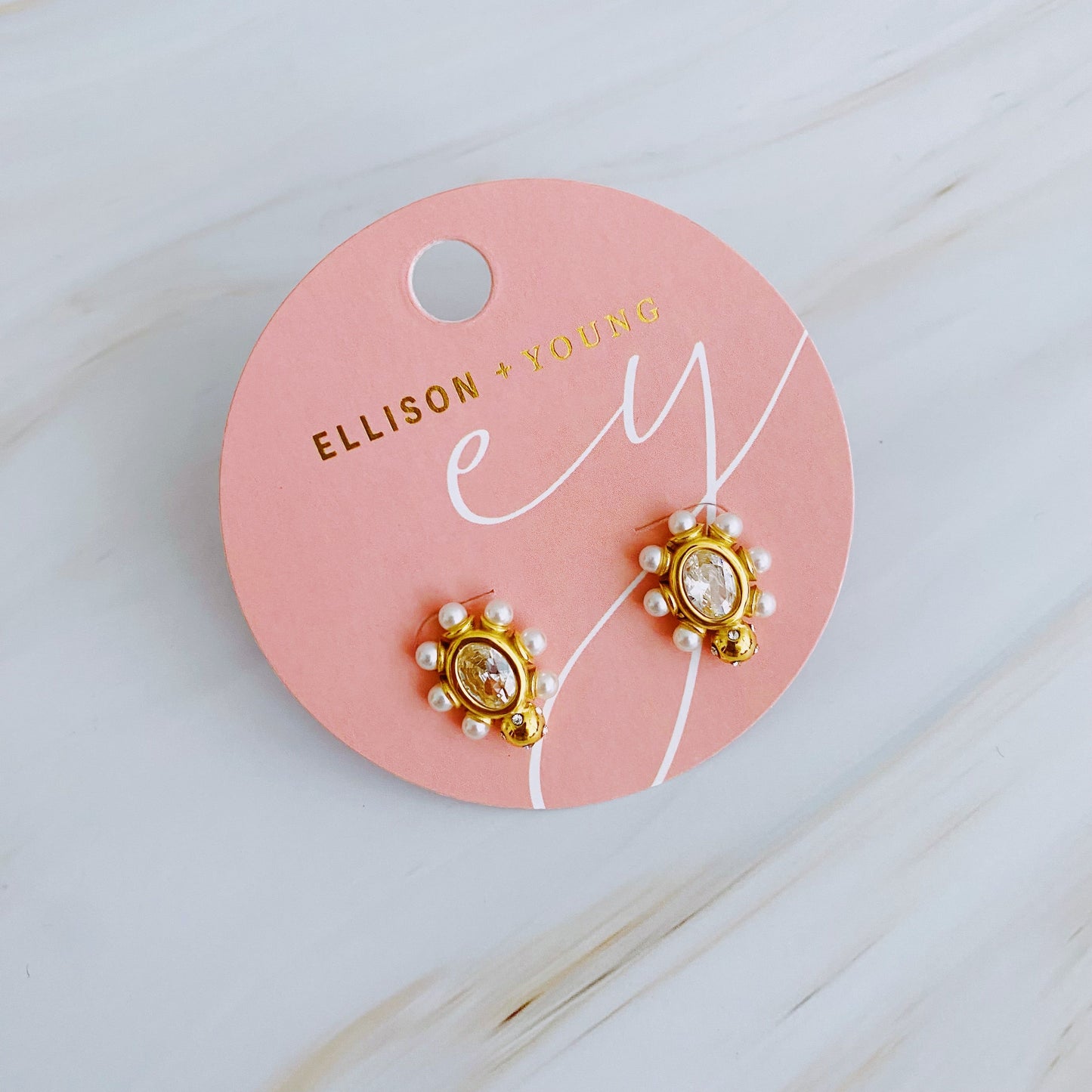Glam On The Yacht Stud Earrings - Aaria Tees