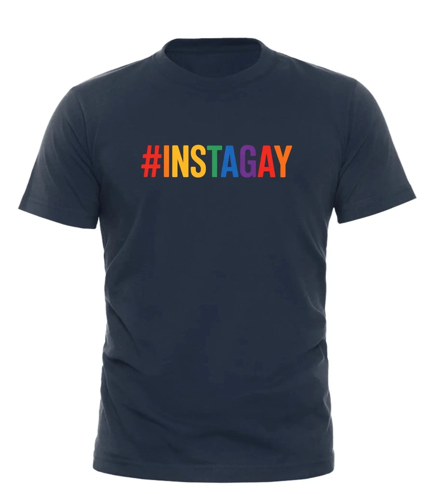 Good Trouble Fashion Instagay T-Shirt Rainbow Tee