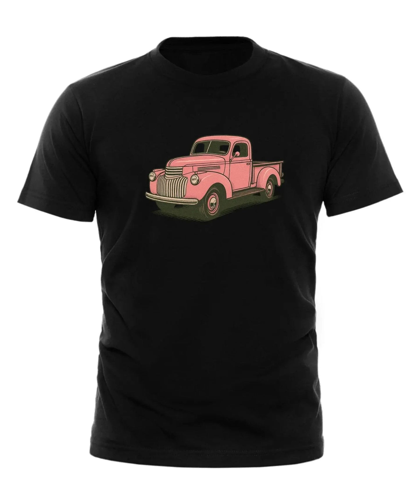Good Trouble Fashion Pink Pickup Truck T-Shirt