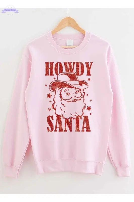 Howdy Santa Graphic Sweatshirt - Aaria Tees
