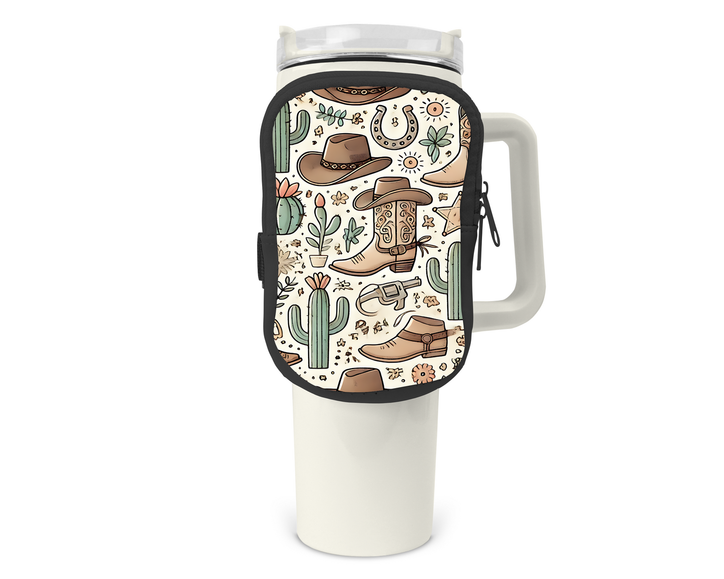 Howdy Cutie Zippered Pouch/Bag For 40oz Tumbler