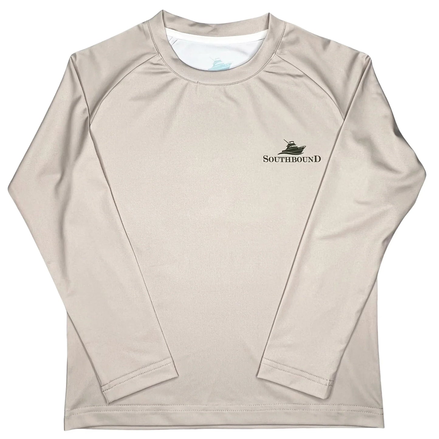 Duck Stamp LS Perfect Tee in Taupe