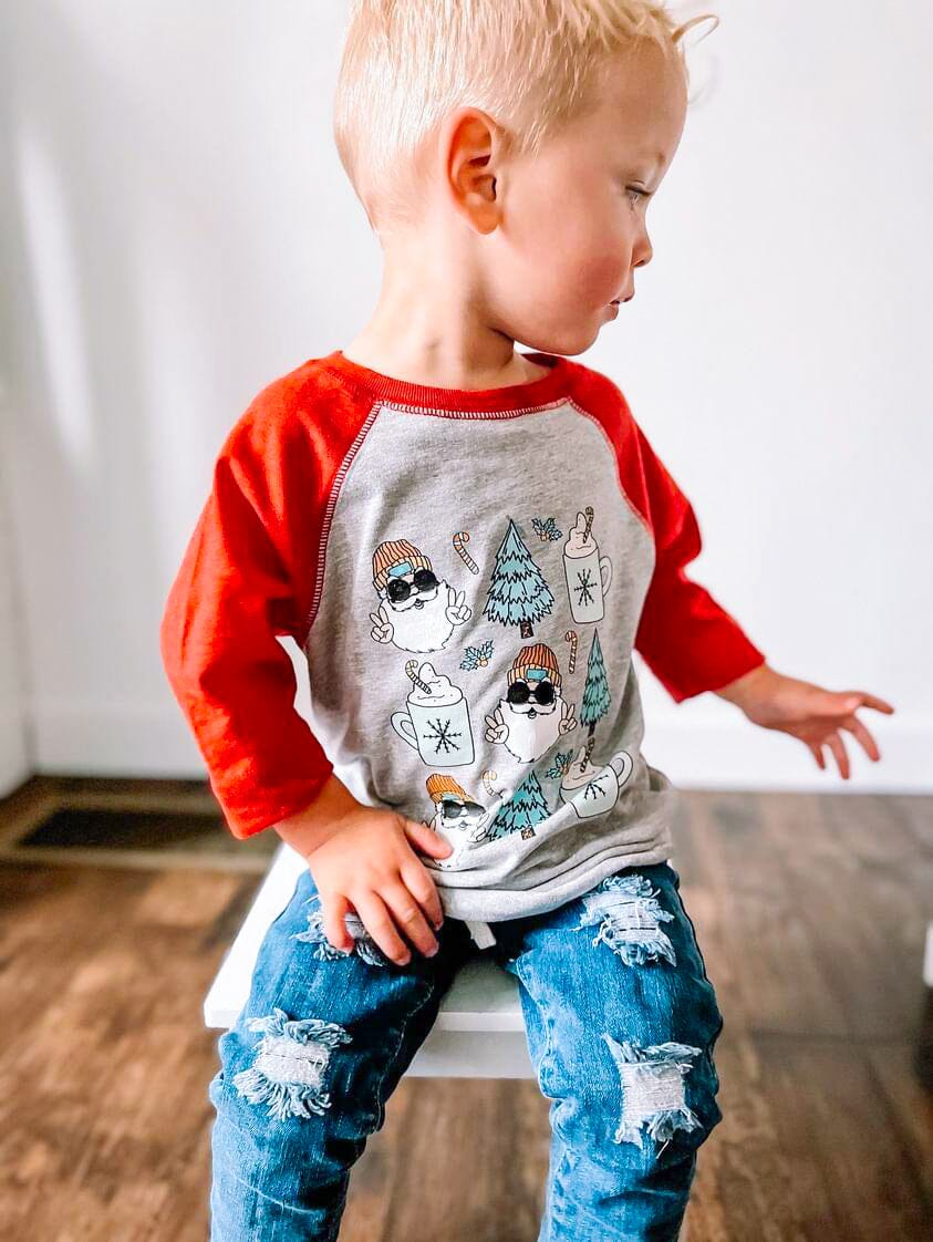 Cool Santa Raglan