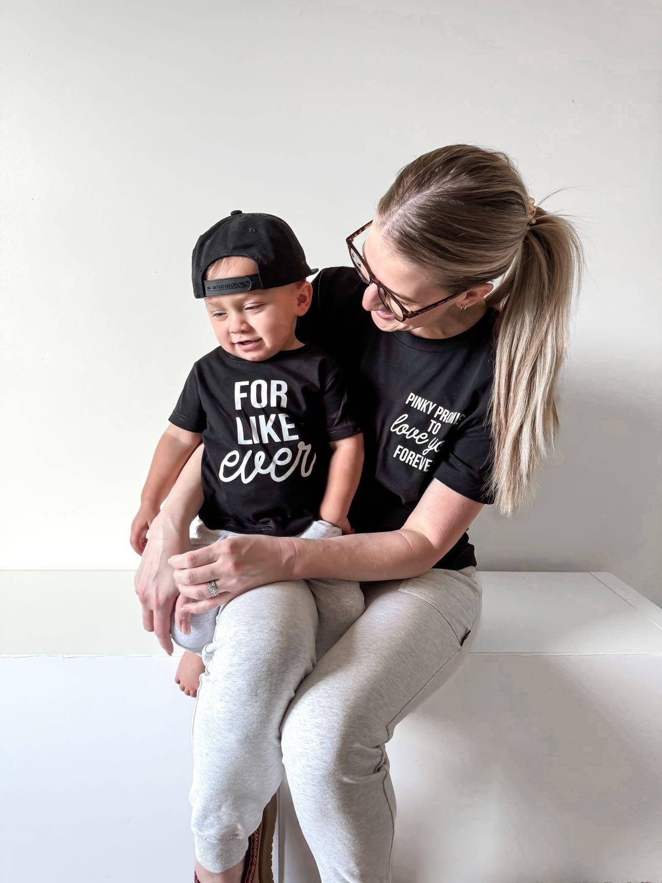 Pinky Promise to Love You Black Set