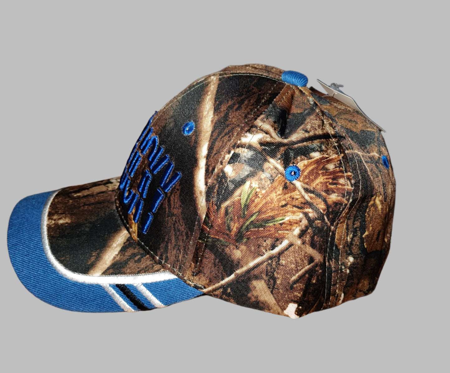 Embroidered Camo Kentucky Adjustable Baseball Cap