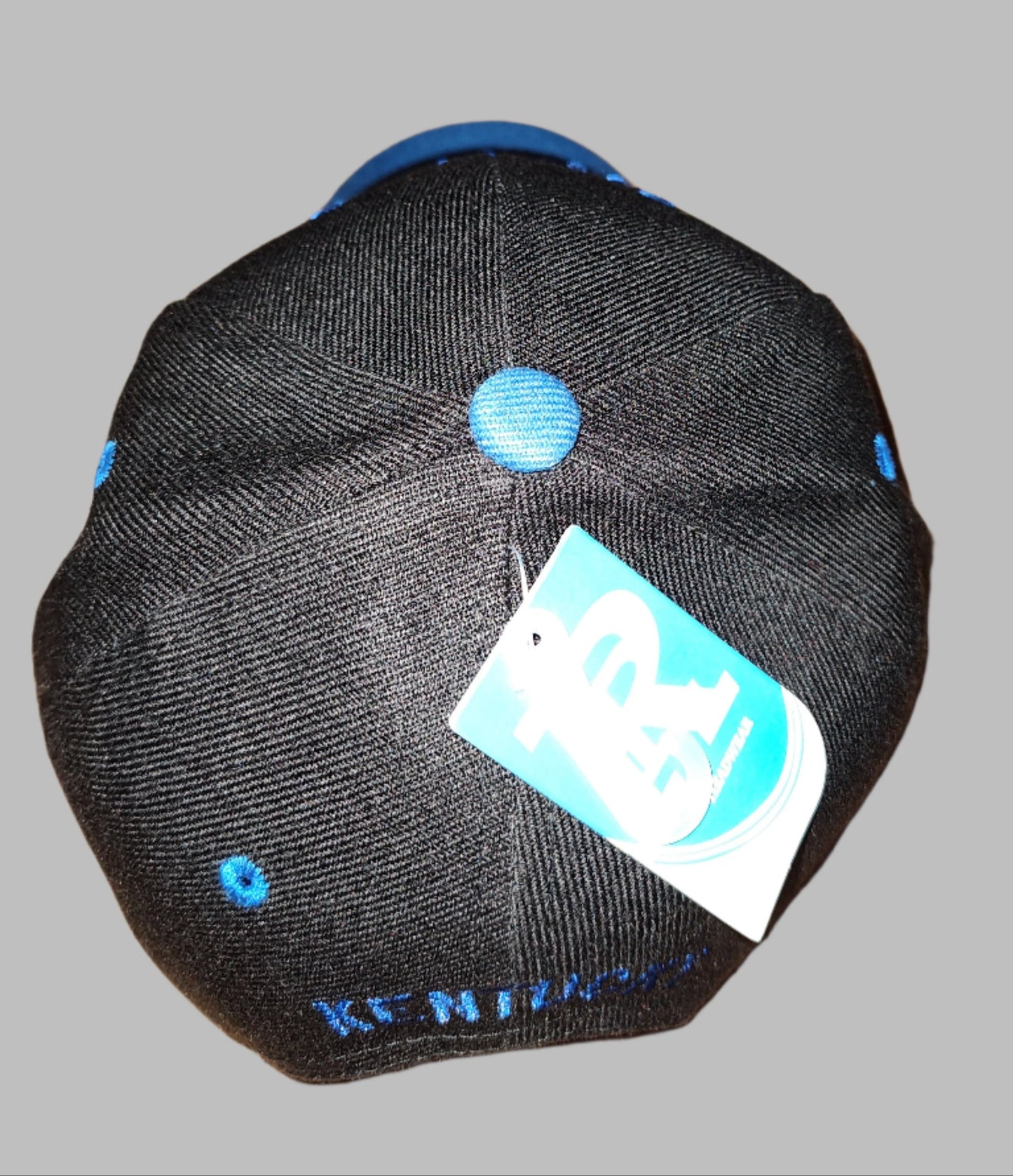 Embroidered Black Kentucky Adjustable Baseball Cap