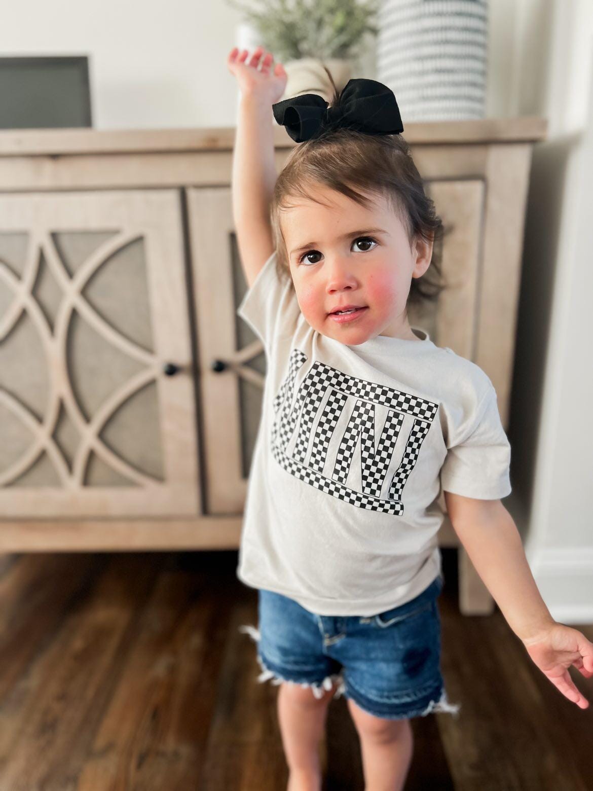 Checkered Mama and Mini Set