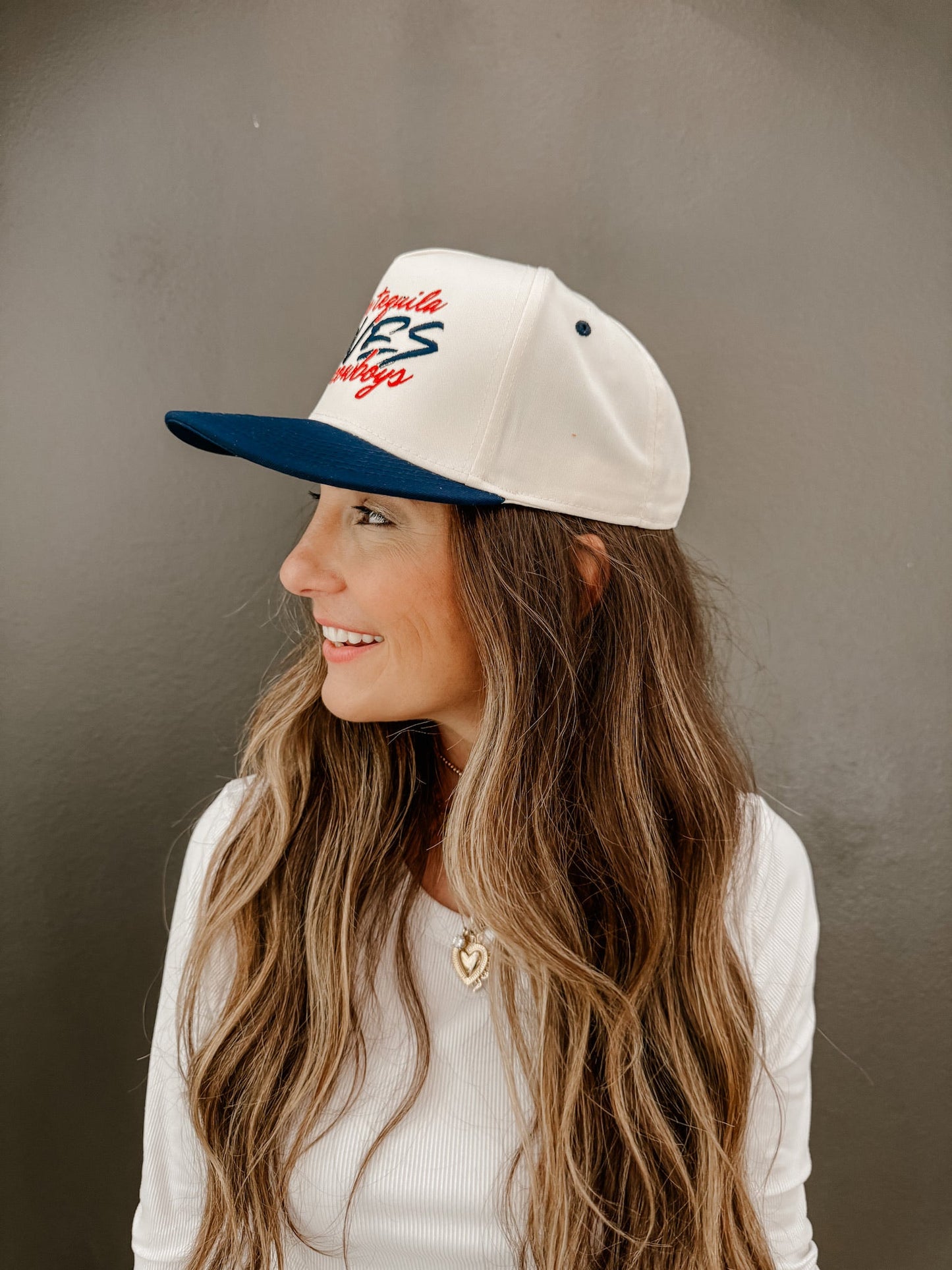 LIKES TEQUILA LOVES COWBOYS CANVAS CAP