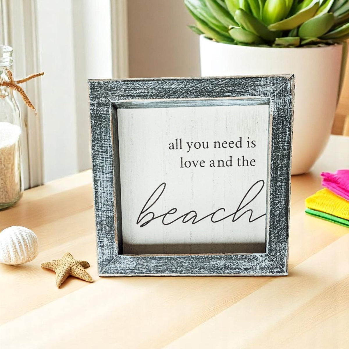Love & Beach Sign