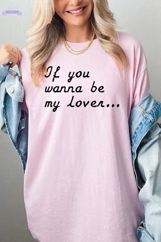 If You Wanna Be My Graphic Plus Heavy Cotton Tee Color Bear Aaria Tees