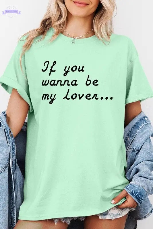 If You Wanna Be My Graphic Plus Heavy Cotton Tee Color Bear Aaria Tees
