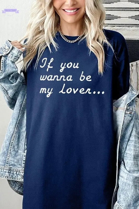 If You Wanna Be My Graphic Plus Heavy Cotton Tee Color Bear Aaria Tees