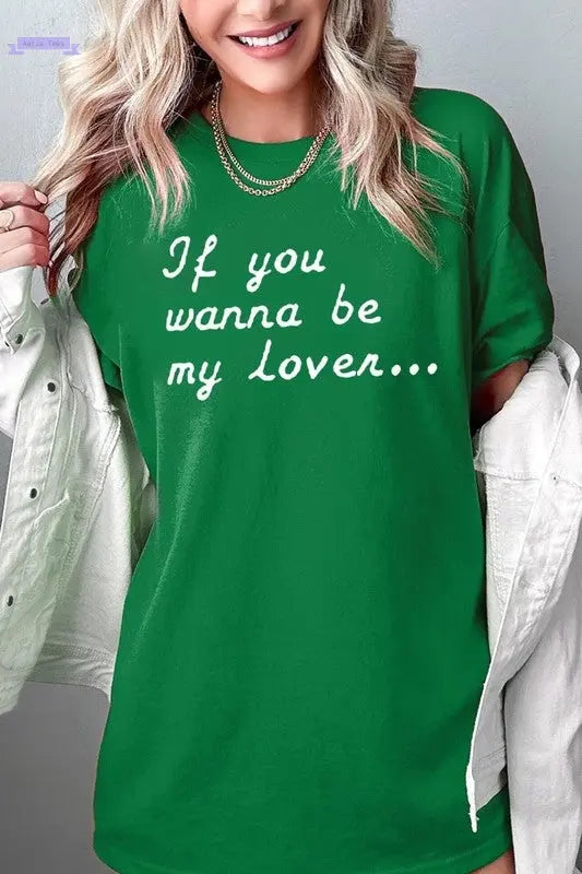 If You Wanna Be My Graphic Plus Heavy Cotton Tee Color Bear Aaria Tees
