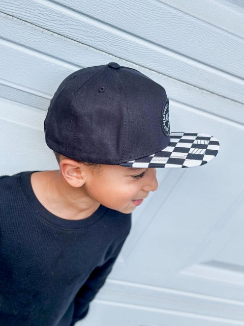 AK checker SnapBack Aaria Tees