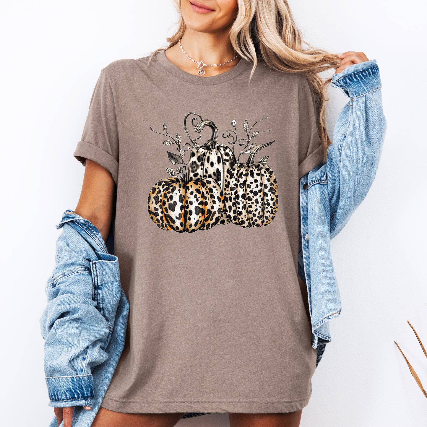 Leopard Print Pumpkins, Cute, Halloween, Autumn, Fall, Tshirt