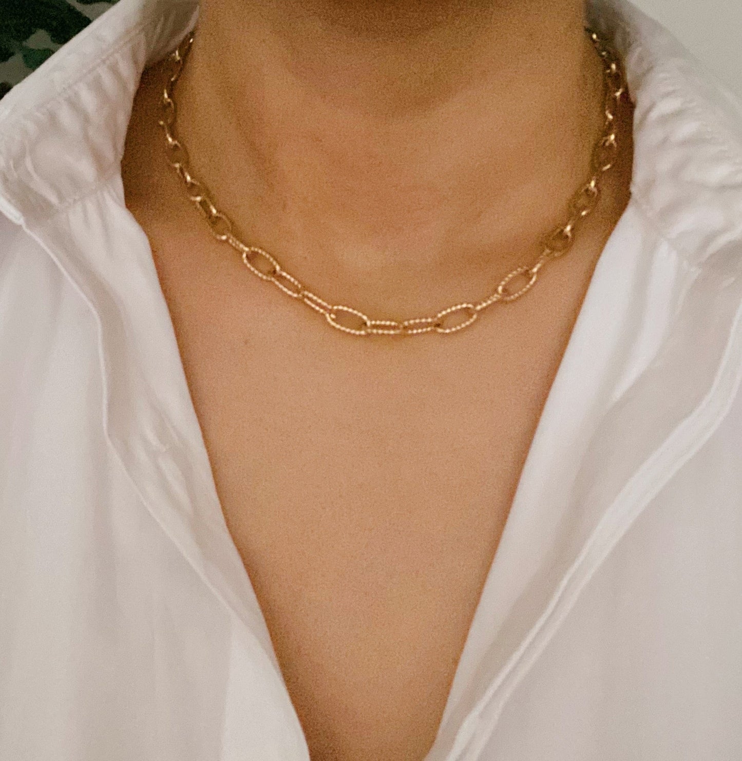 Link Lynk Chain Necklace - Aaria Tees