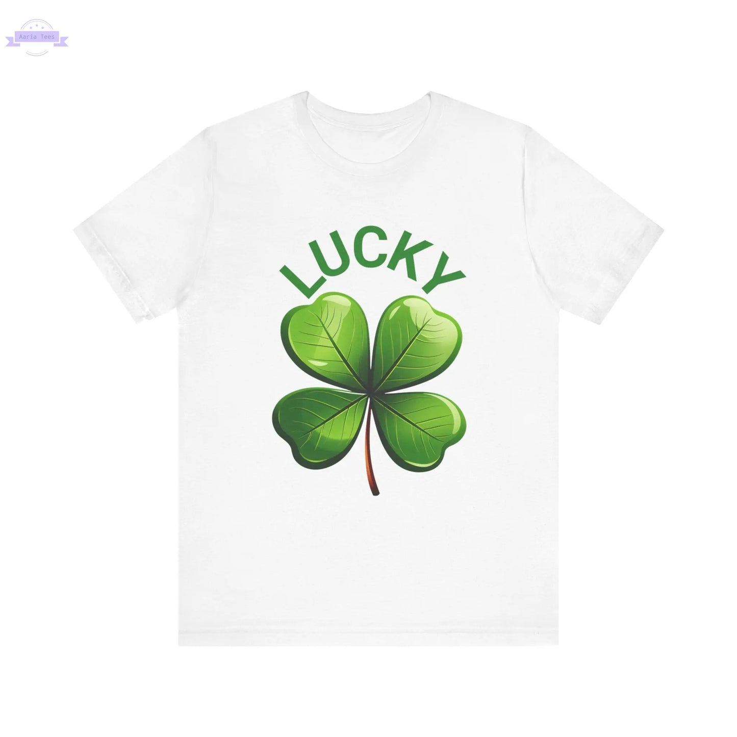 Lucky Clover Jersey Short Sleeve Tee Printify