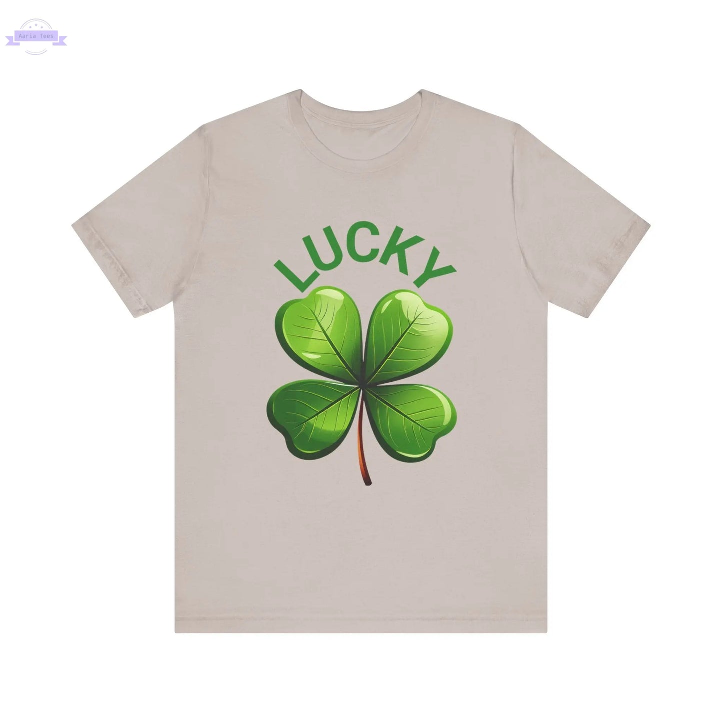 Lucky Clover Jersey Short Sleeve Tee Printify