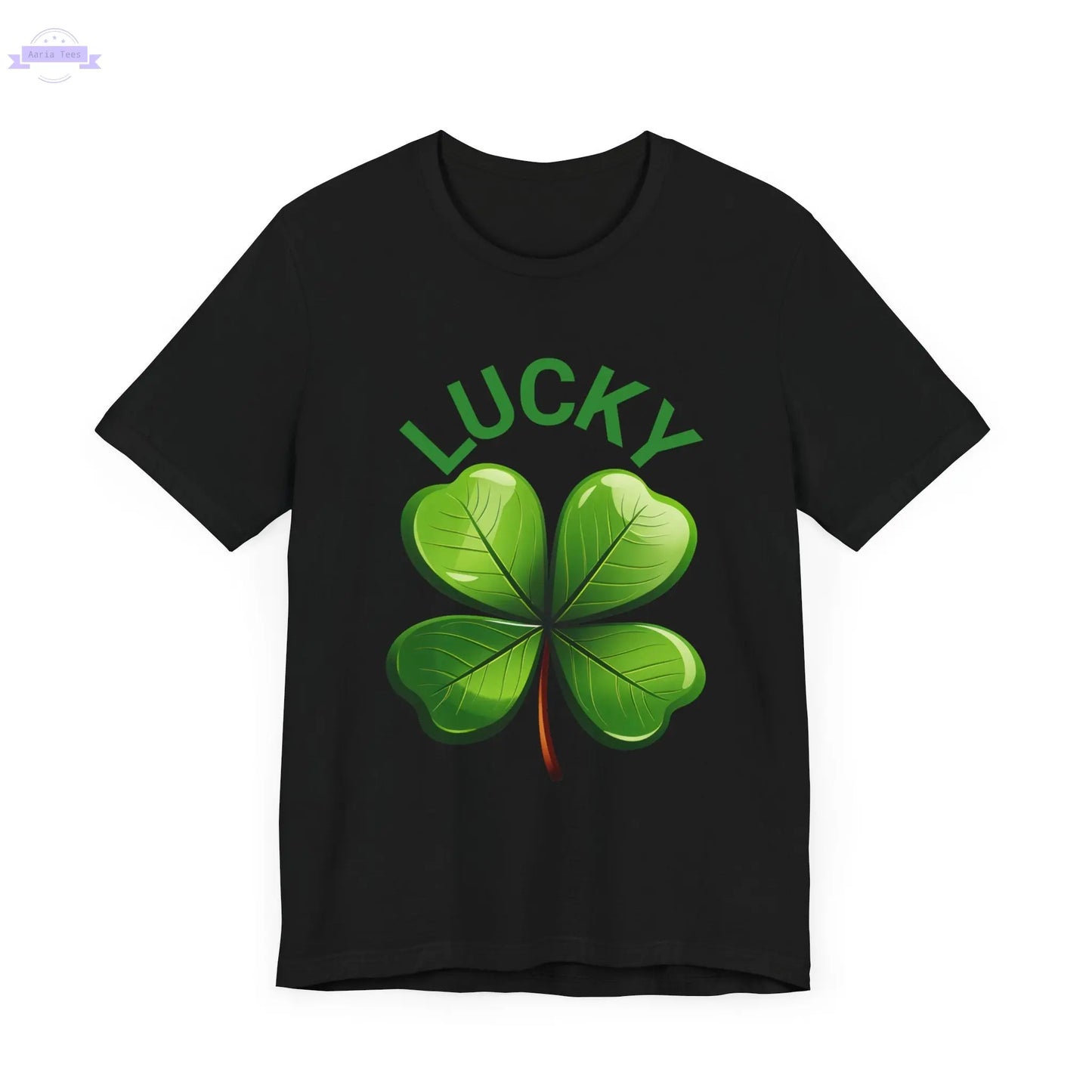 Lucky Clover Jersey Short Sleeve Tee Printify