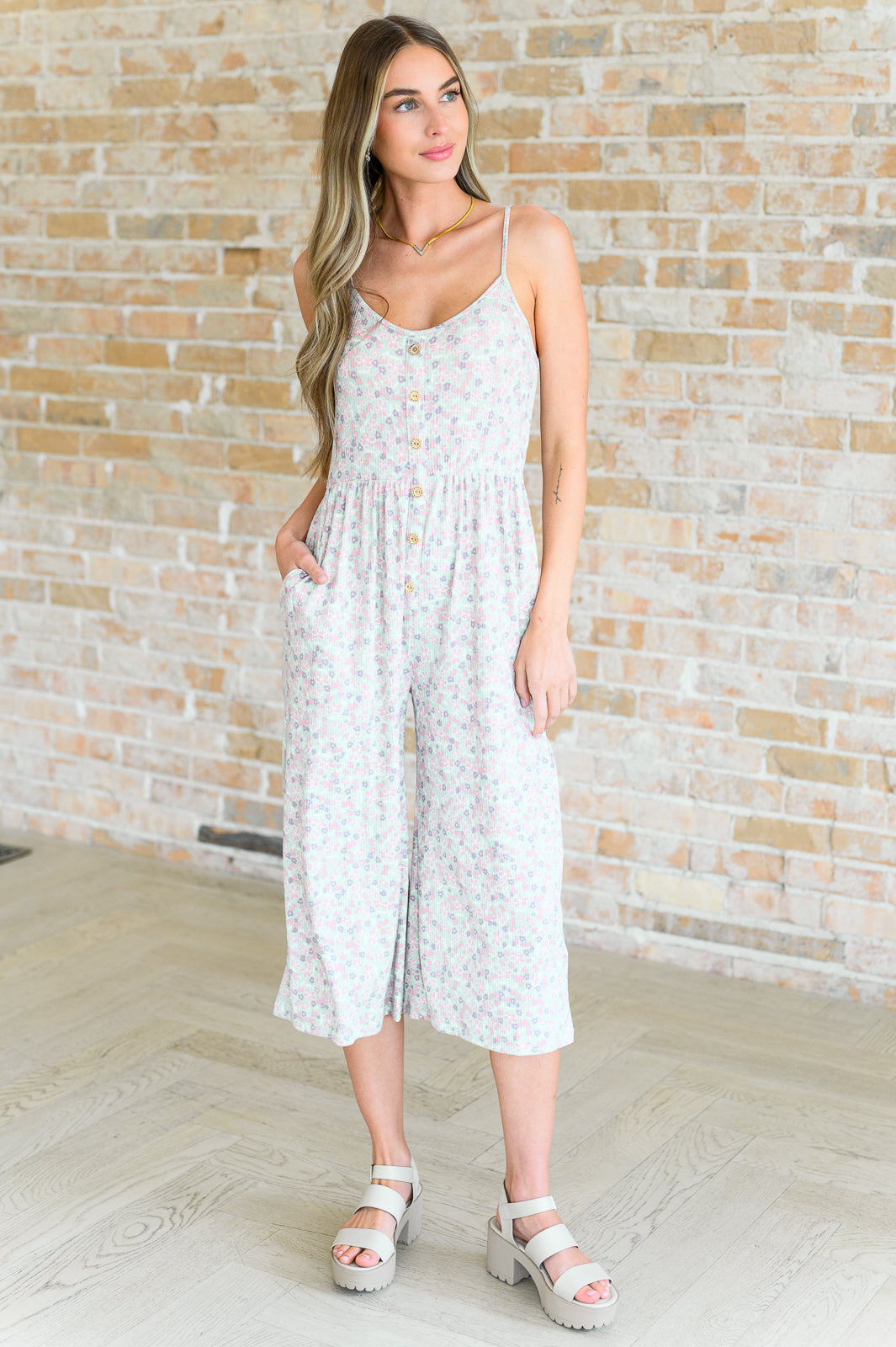 Lucky In Love Floral Jumpsuit (Online Exclusive)