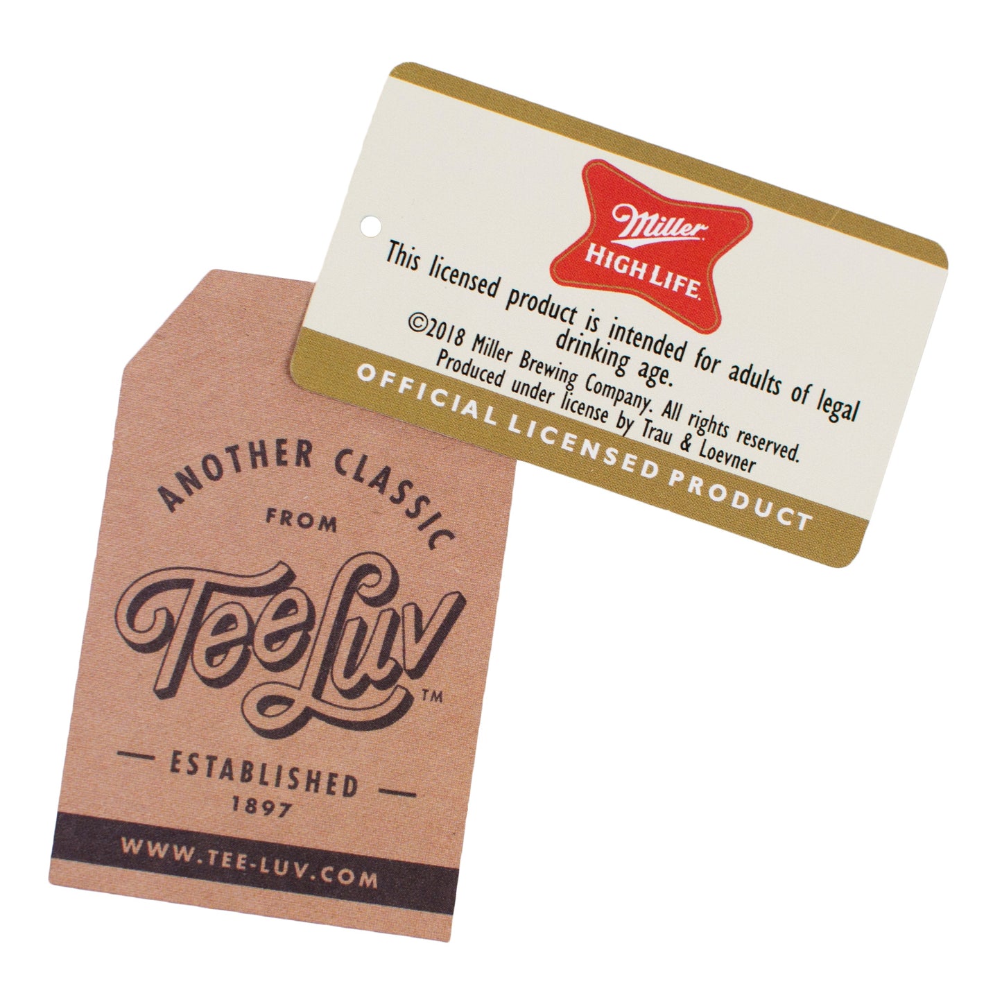 Miller High Life Champagne of Beers T-Shirt - Heather Navy Blue