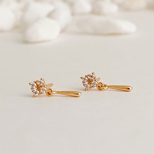 Mini Twinkle Dangle Earrings - Aaria Tees