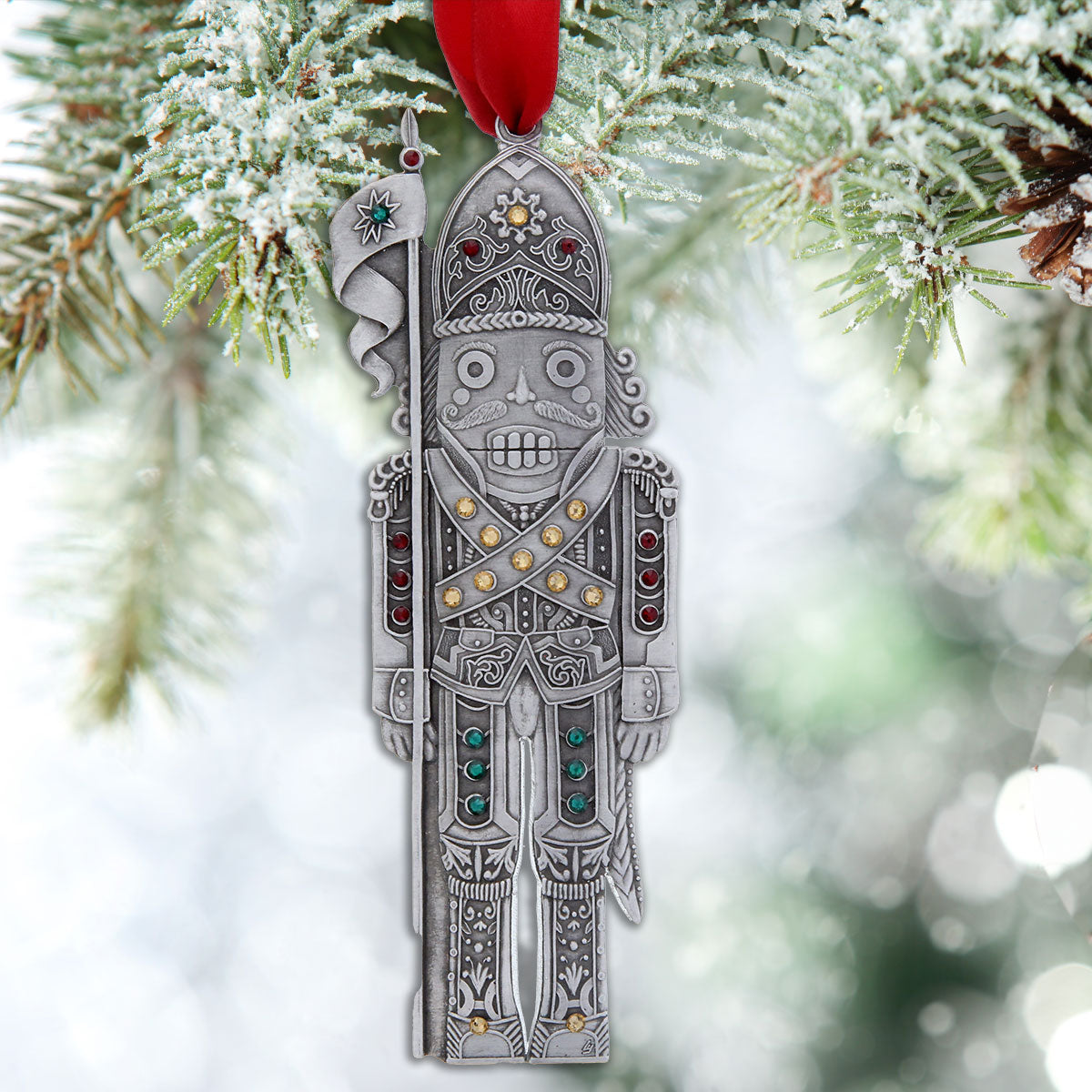 The Nutcracker Knight Ornament (Aluminum)