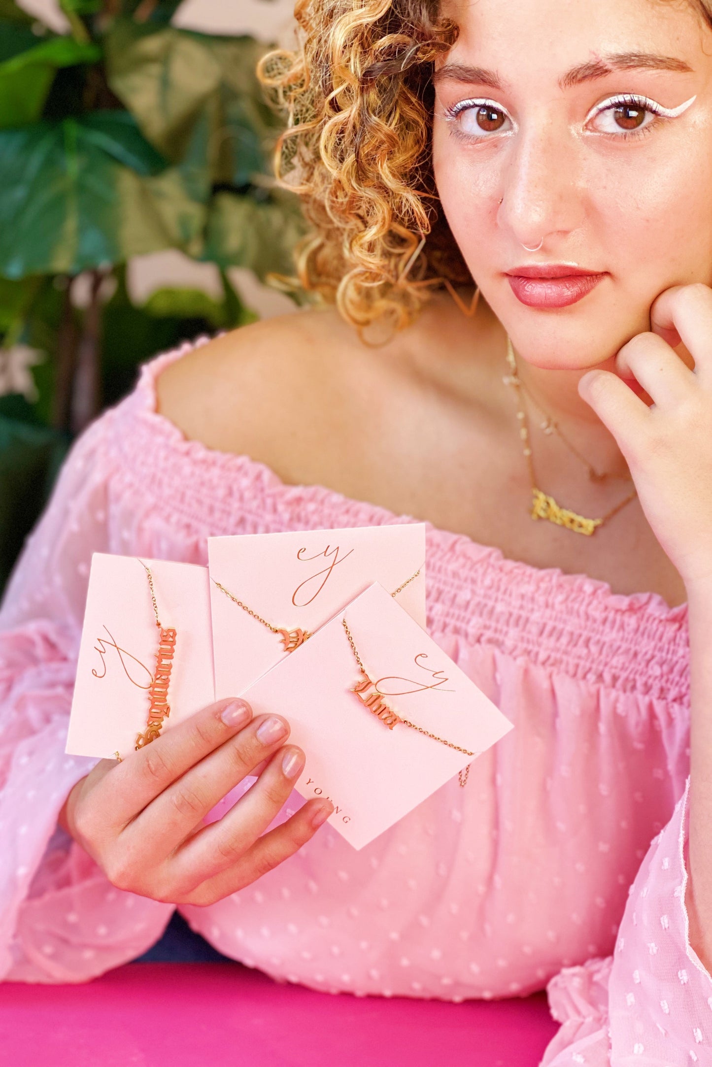 Old English Zodiac Necklace - Aaria Tees