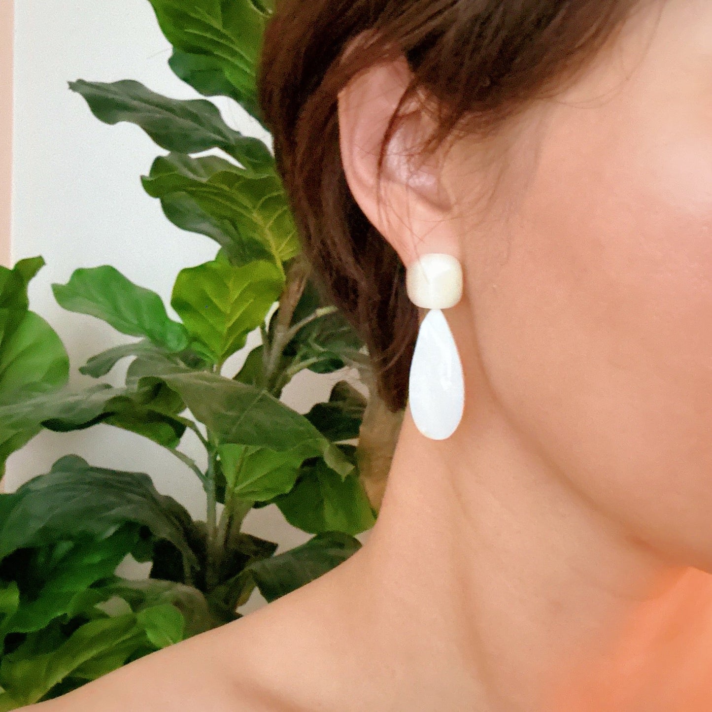 Pastel Breeze Double Stone Earrings - Aaria Tees