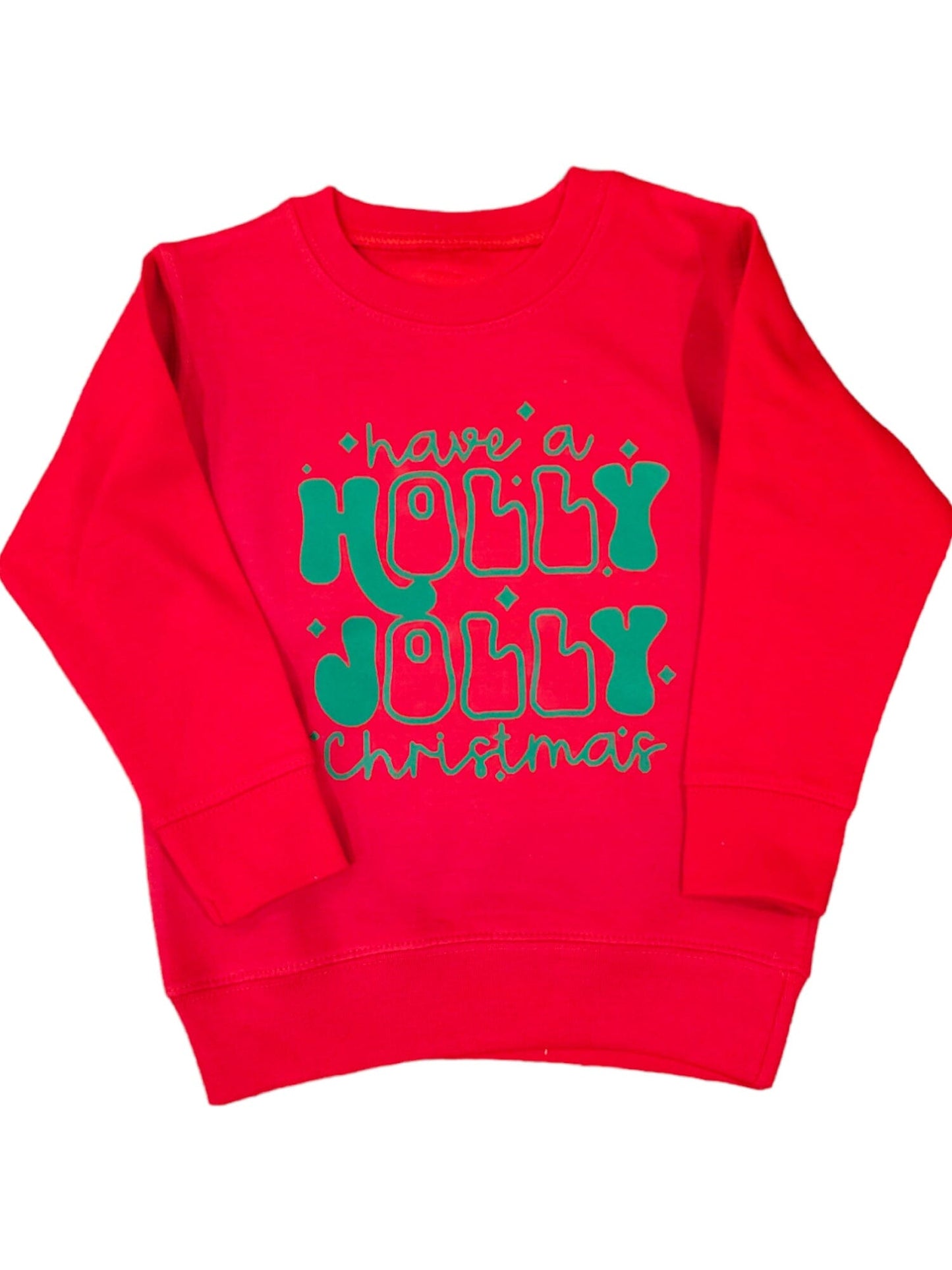 Have a Holly Jolly Christmas Red Crew