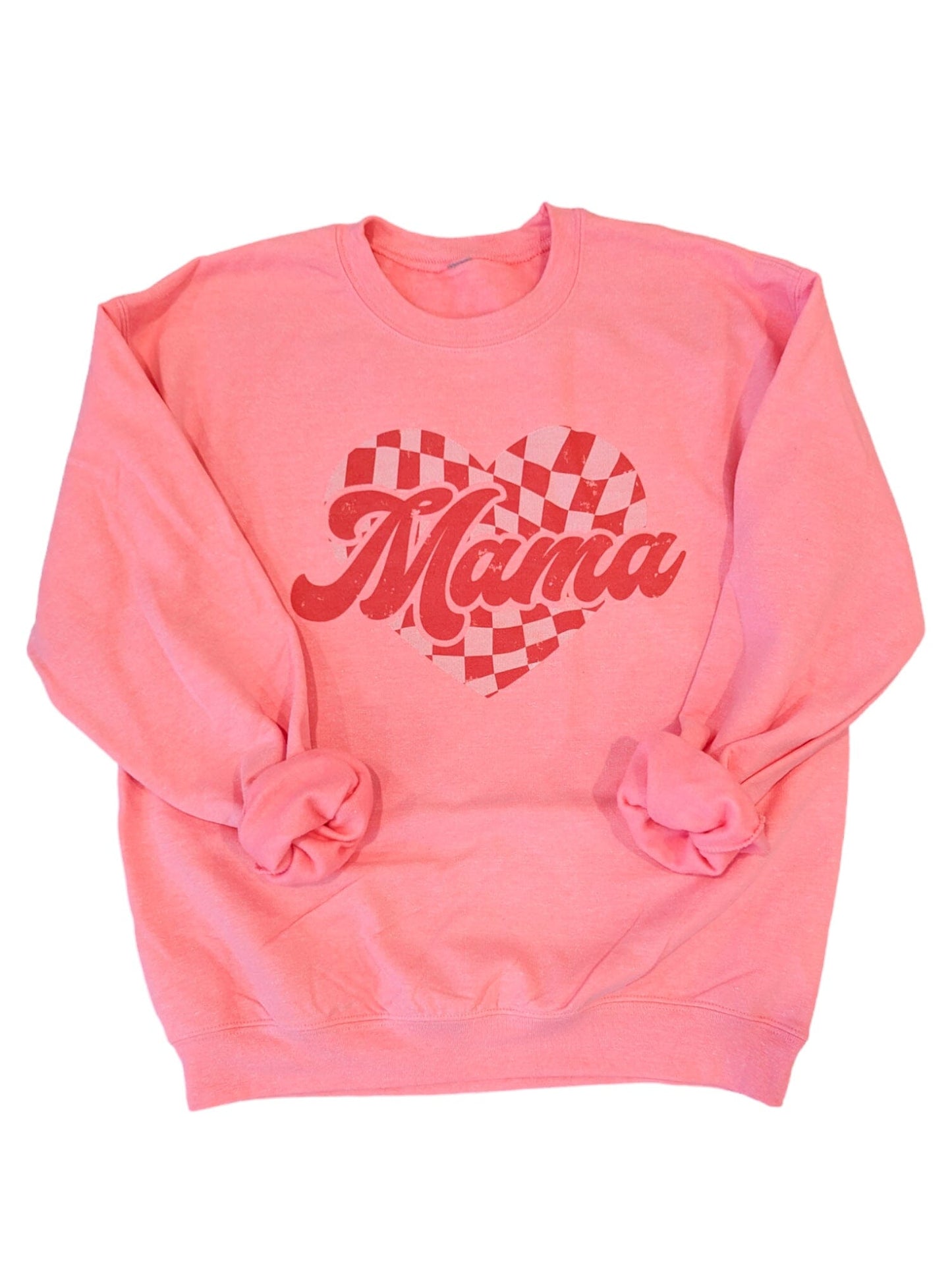 Pink Lemonade Checkered Mama Crew