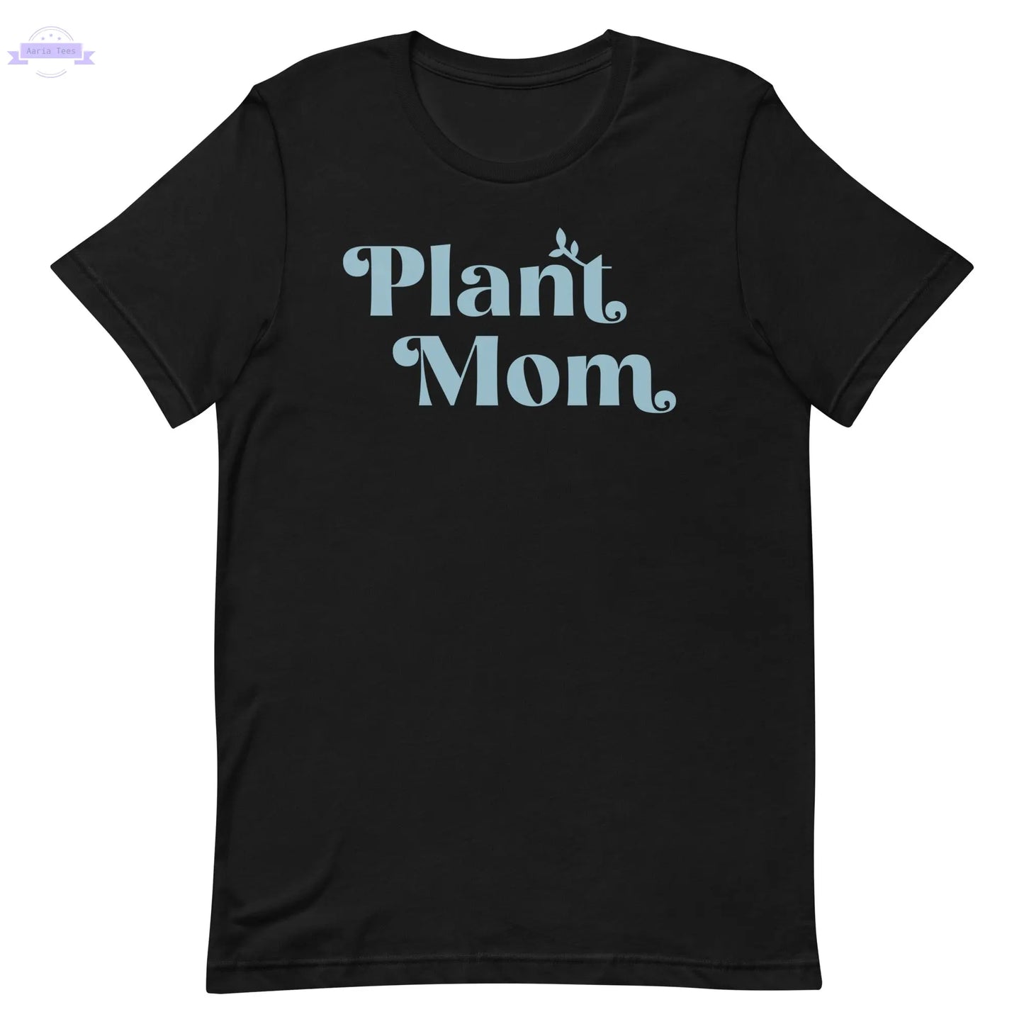 Plant Mom - Women's Cotton t-shirt (light blue) Inspired Botanical Design