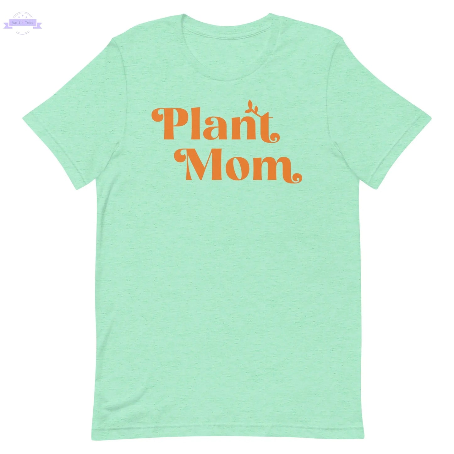 Plant Mom - Women's Cotton t-shirt (orange) Inspired Botanical Design