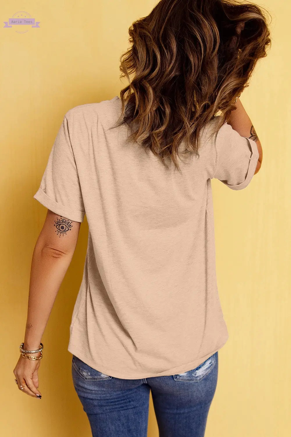 Pumpkin Graphic Round Neck Short Sleeve T-Shirt Trendsi Aaria Tees