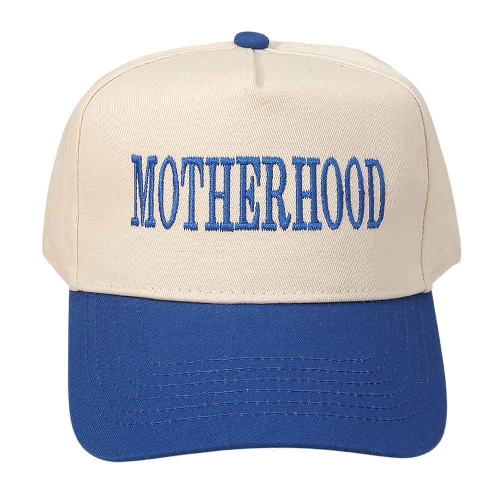MOTHERHOOD Message Embroidered Baseball Cap