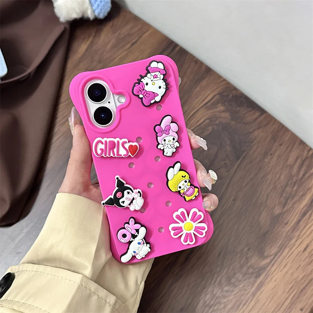 Crocs Funny Cartoon Girl Lovely Phone Case