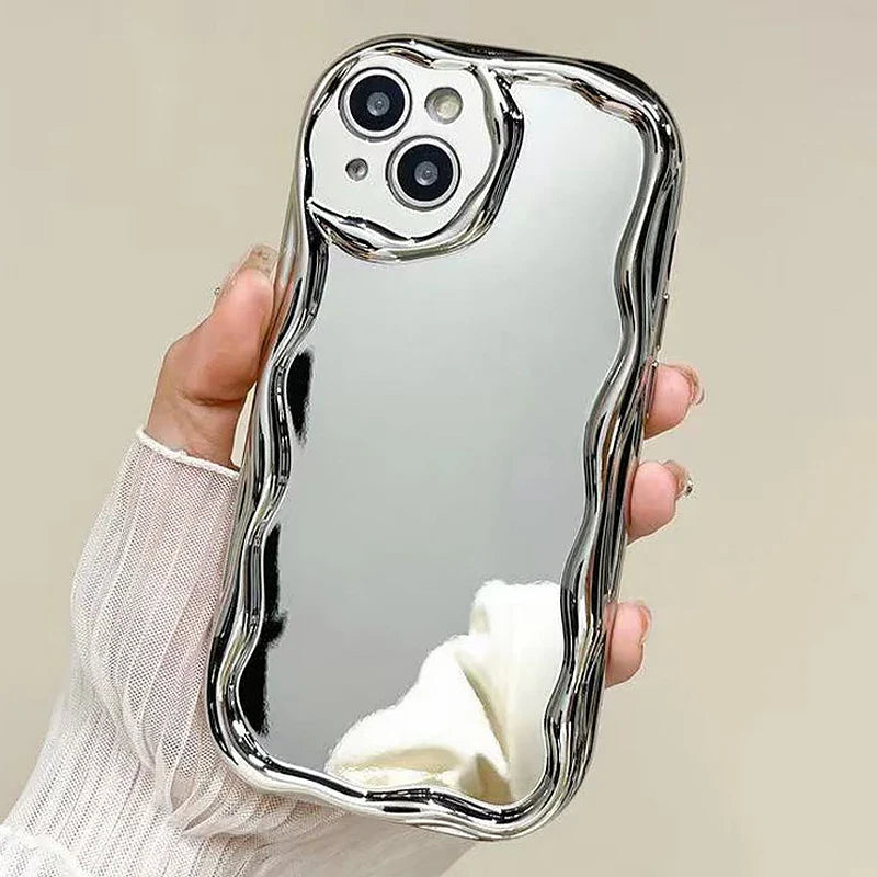 Luxury Plating Makeup Mirror Phone Case