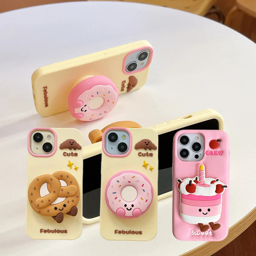 Cute Sweet Fabulous Donut Cookies Bread Cake Phone Case