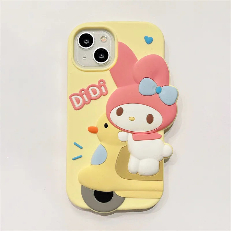 Kawaii Cartoon Hello Kitty Melody Phone Case For iPhone