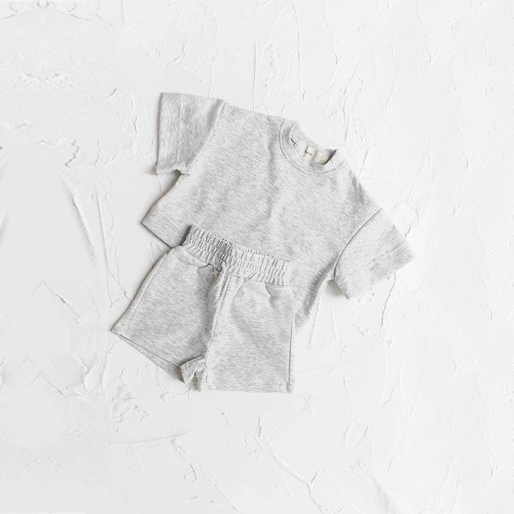 Casual Cotton Short Tee Jumpsuit