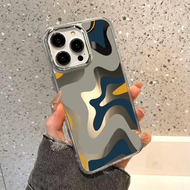 Swirl Pattern Mirror Phone Case