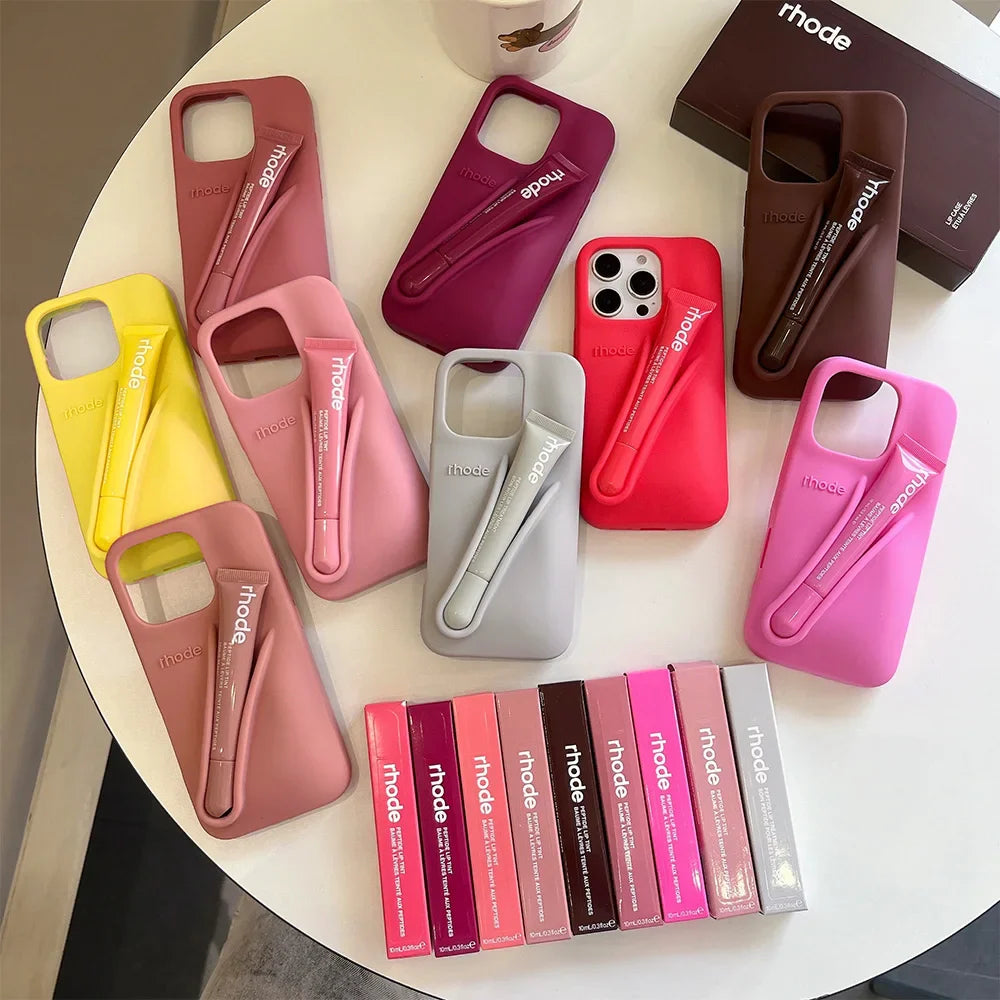 Full Set Rhode Phone Case - Lip Case, Peptide Lip Tint & Gift Box
