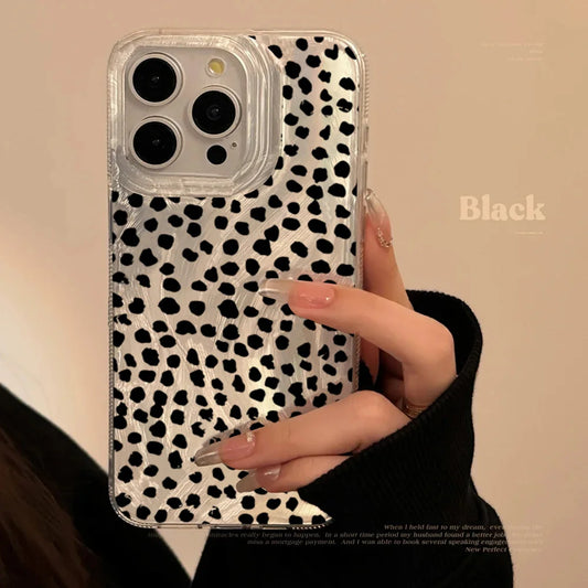 Leopard Love Point Print Phone Case
