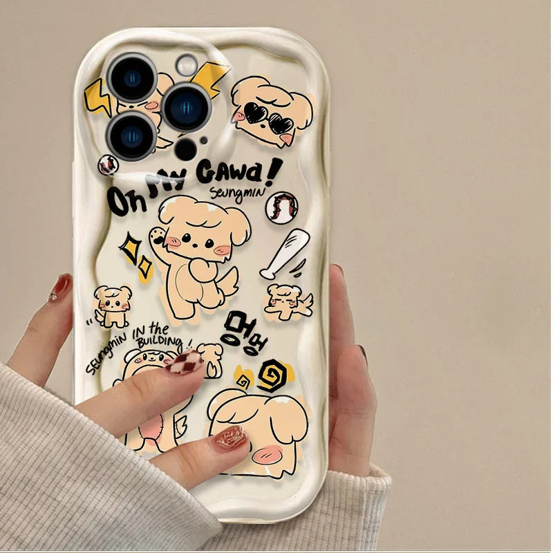 Cartoon Kids Soft Silicone Phone Case For iPhone
