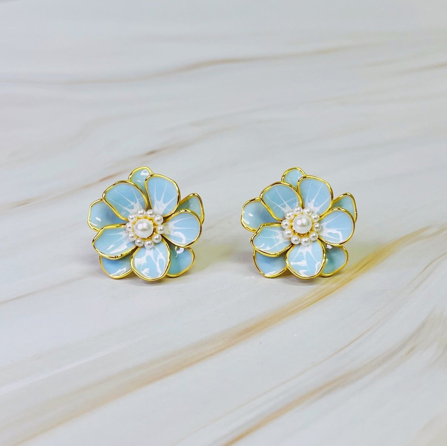 Scarlett Art Of Flower Earrings - Aaria Tees